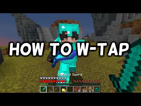 How to W-Tap in Minecraft (Beginner PVP Guide)