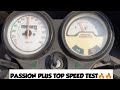 HERO HONDA PASSION PLUS TOP SPEED TEST AnkushSharma0001