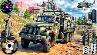 Army Truck Transport Offroad Simulator - US Cargo Vehicle Driving Mountain 3D - Android GamePlay