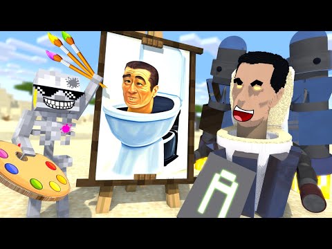 PAINTING SKIBIDI TOILET - MobToons Animation