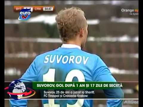 Sport Euro TV 29.10.12 / Artur Ionita FC Aarau Alexandru Suvorov Nicolae Orlvoschi Sofroni