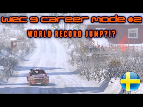 WRC 9 Career Mode Part 2: World Record Jump???