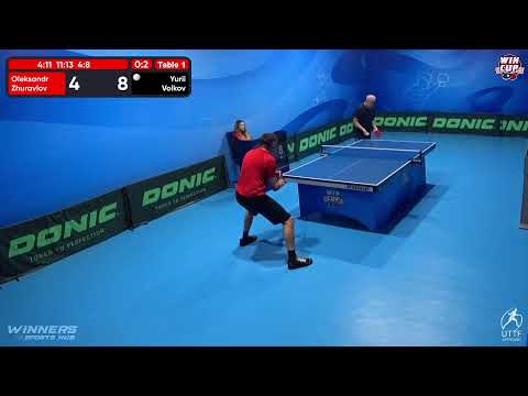 00:30 Oleksandr Zhuravlov 0 - 3  Yurii Volkov West 5 WIN CUP 14.11.2022 | TABLE TENNIS WINCUP