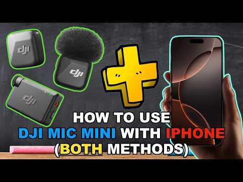 So richten Sie das DJI Mic Mini mit Ihrem iPhone ein | Bluetooth vs. Empfänger erklärt