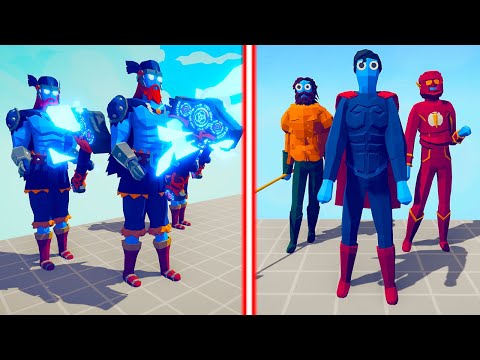 THOR TEAM vs DC TEAM | TABS - Totally Accurate Battle Simulator
