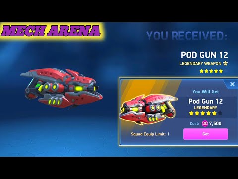 Let's Unlock Pod Gun 12 - Is It Really Worth To Buy? Mech Arena
