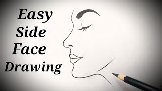 How To Draw Side Face how to draw side face