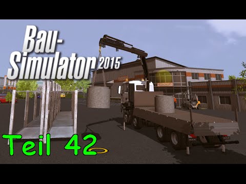 Let's Play Bau Simulator 2015 Teil 42 - Modernes Haus mit Flachdach und großem Teich