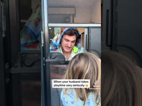 Daddy daughter playtime gets very serious at times 😅