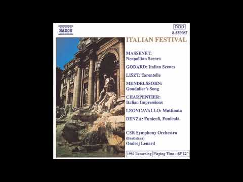 Benjamin Godard : Scènes Italiennes for orchestra Op. 126 (ca. 1889-91)