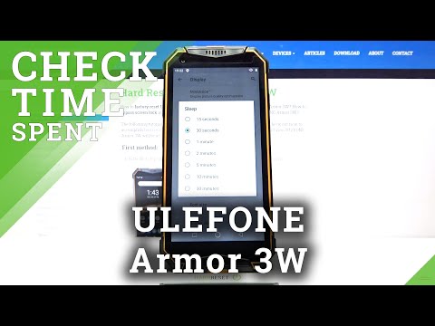 How to Check Total Screen Timeout in ULEFONE Armor 3W – Find Time Spent on Screen