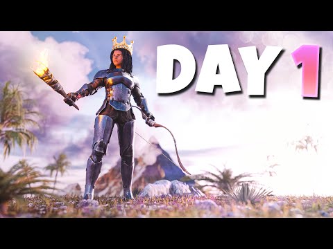 How a Solo Plays ARK On The Most POPULATED Server!