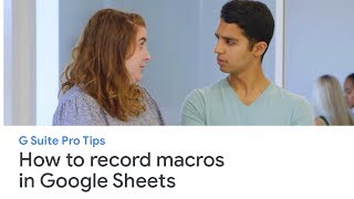 How to record macros in Google Sheets