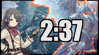 [MHWI] 火事太刀厲戰王冰咒5分04秒