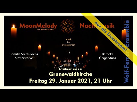 MM LXXXI, Unbekannte Romantik: Klavierwerke von Camille Saint-Saëns - Barocke Geigenduos