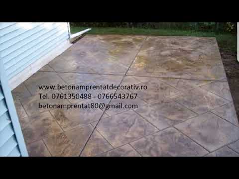 Beton Amprentat Pătroaia-Vale -Dâmbovița Tel.0761350488 -0766543767