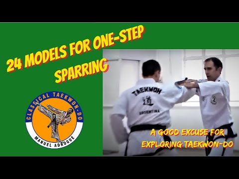 Taekwon-Do 24 models for traditional one-step sparring