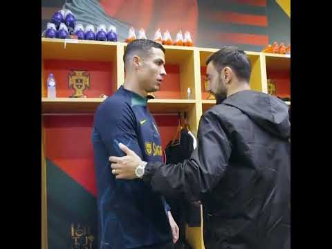 FROSTY 🥶 Cristiano Ronaldo and Bruno Fernandes' first meeting since THAT interview! | ESPN FC