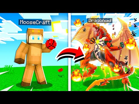 Moose - Playing BAKUGAN Dragonoid in Minecraft! (Battle Planet)