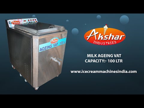 Fully Automatic Stainless Steel Ice Cream Ageing Vat