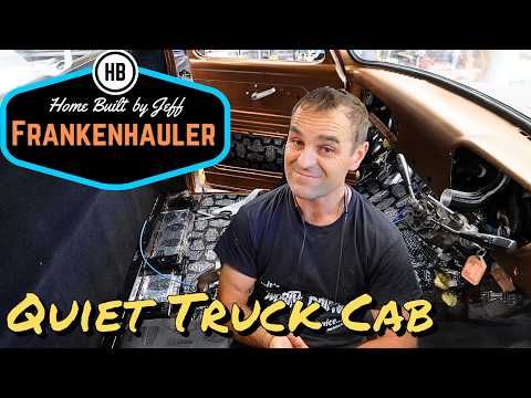 F Truck Sound Deadening - 1954 Ford F600 Car Hauler Build part 72