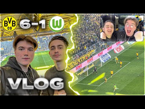 Stadion Vlog / Dortmund vs Wolfsburg 6:1 😱 Bestes Spiel der Saison