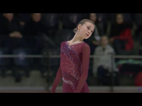 Junior World 2020 Ladies SP Maiia Khromykh RUS