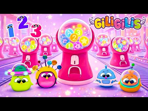 Sweet Math Magic 🍭 Learn Numbers with Cute Characters in a Dreamy Candy Factory