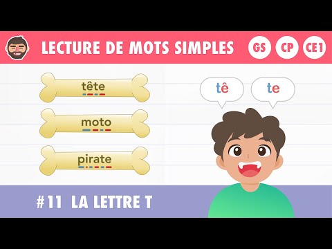 💬 Lire ses premiers mots : lettre T | Apprendre à lire (maternelle - CP - IEF)