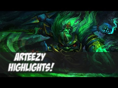 Arteezy Wraith King | highlights!