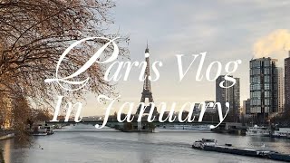 【Paris Vlog🇫🇷】気球で見る絶景と初雪のパリ｜パン屋巡りとモンマルトル