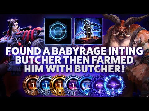Ana/Butcher - FOUND A BABYRAGE INTING BUTCHER THEN FARMED HIM WITH BUTCHER! - Bronze 2 Grandmaster