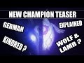 Kindred NEW CHAMPION LOL - Teaser Video ...