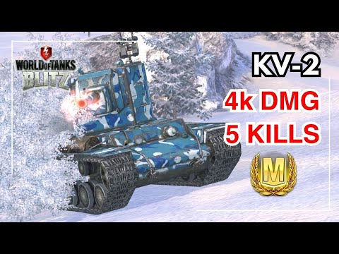 KV-2 | WOT Blitz Ace Mastery Gameplay
