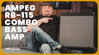 Video thumbnail for Unleashing Earth-Shaking Bass: Ampeg Rocket Bass RB-115 Combo Amp Demo & Review by Tarpley Music