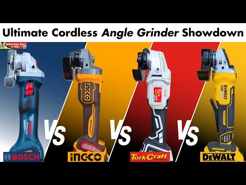 Ultimate Cordless Angle Grinder Showdown: Bosch vs DeWalt vs Ingco vs Tork Craft