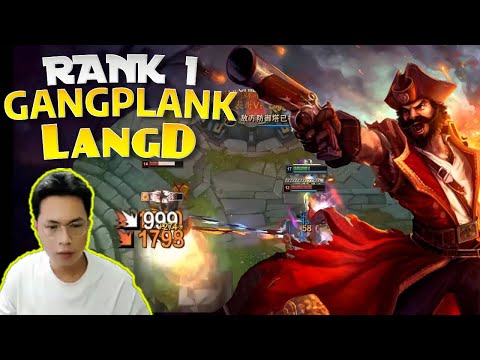 🔴 LangD Gangplank vs Pantheon (27 Kills ) - LangD Rank 1 Gangplank Guide