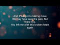 Broken Hearts Always Mend lyrics Daniel O'Donnell