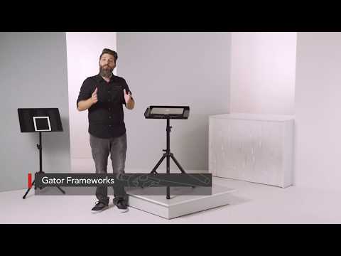 Gator Frameworks Media Tray Stands