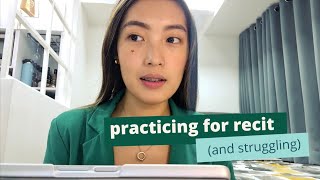 practicing for law school recitation (and struggling)