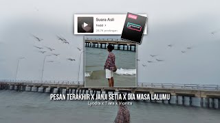 Download lagu Pesan Terakhir x Janji Setia || Full Version (Speed Up & Reverb) TIKTOK VERSION mp3 Download lagu Pesan Terakhir x Janji Setia || Full Version (Speed Up & Reverb) TIKTOK VERSION mp3