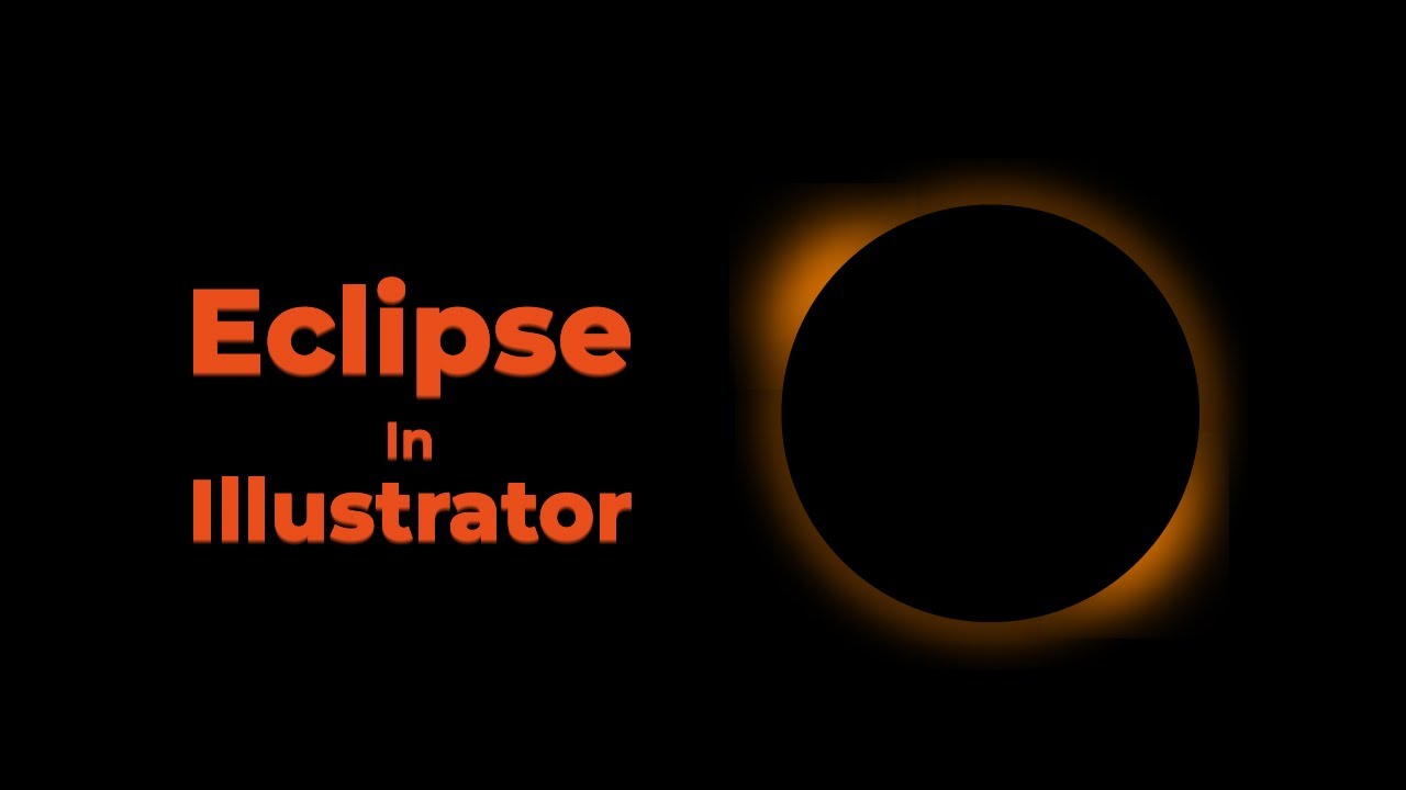 Create a Solar Eclipse Effect in Adobe Illustrator