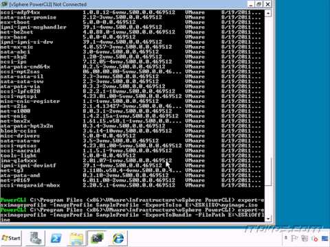 vSphere 5 CBT - Exporting an Image Profile to an Offline Bundle ZIP