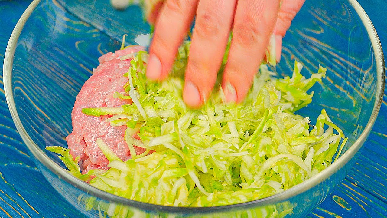 Просто добавь кабачки, готовлю так все лето! 3 ужина из доступных продуктов