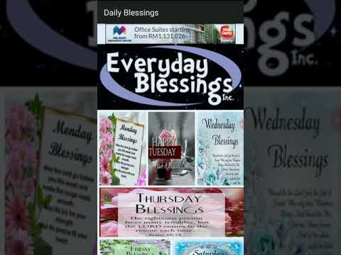 Daily Blessings 2021 : All Wis Video