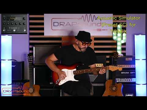 Egidio Marchitelli plays two "ACOUSTIC SIMULATOR" presets (SC / HB pickup) for TONEX!!!