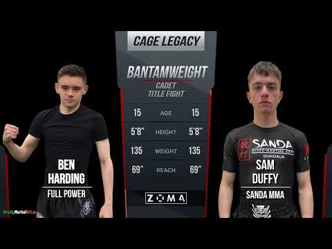 Ben Harding vs Sam Duffy - Cage Legacy 14