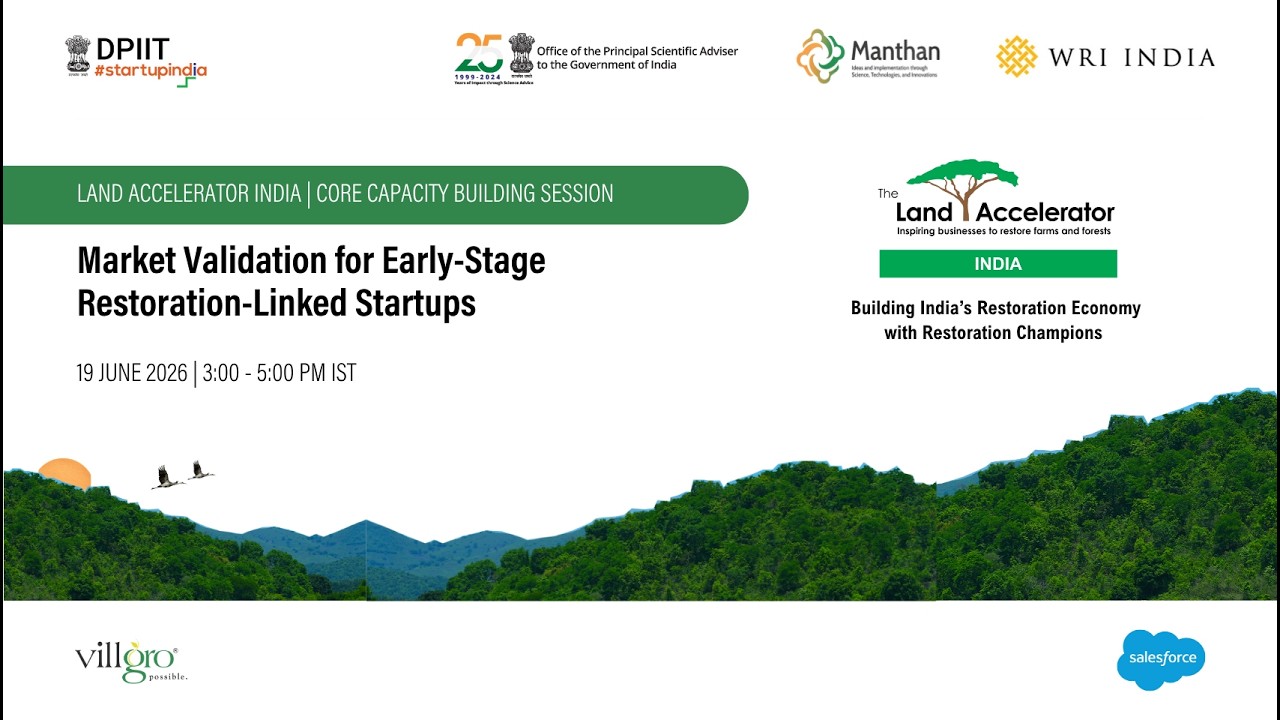 Market Validation for Early-Stage Restoration-Linked Startups