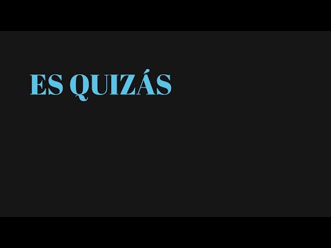 Es quizás - Tao Farro Triunfo