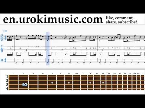 How to Play Ukulele Clean Bandit - Rockabye ft Sean Paul Anne-Marie Tabs Part#2 um-i352